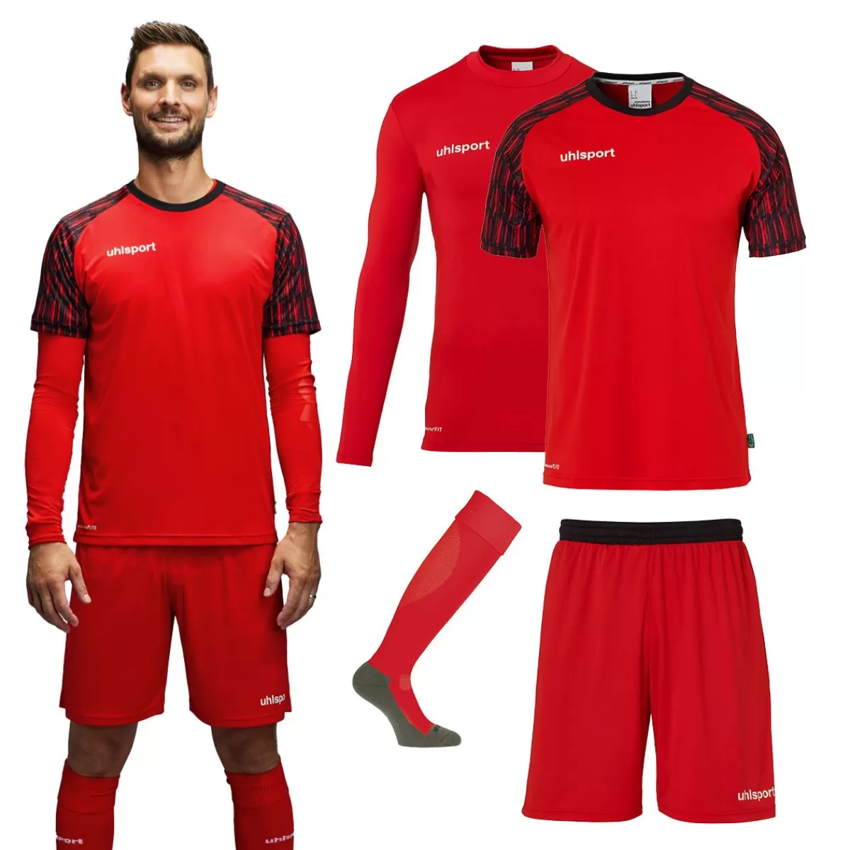 uhlsport Reaction Goalkeeper Set<Man Keepersets